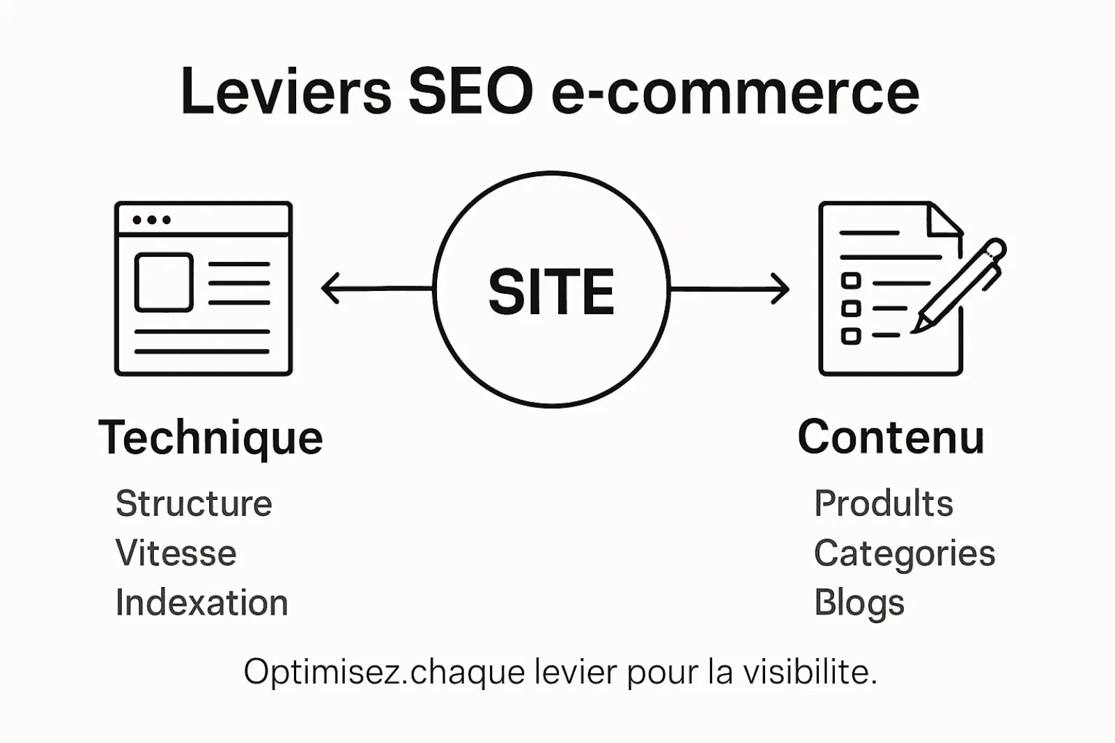 Infographie : les clés essentielles du SEO pour booster votre boutique en ligne