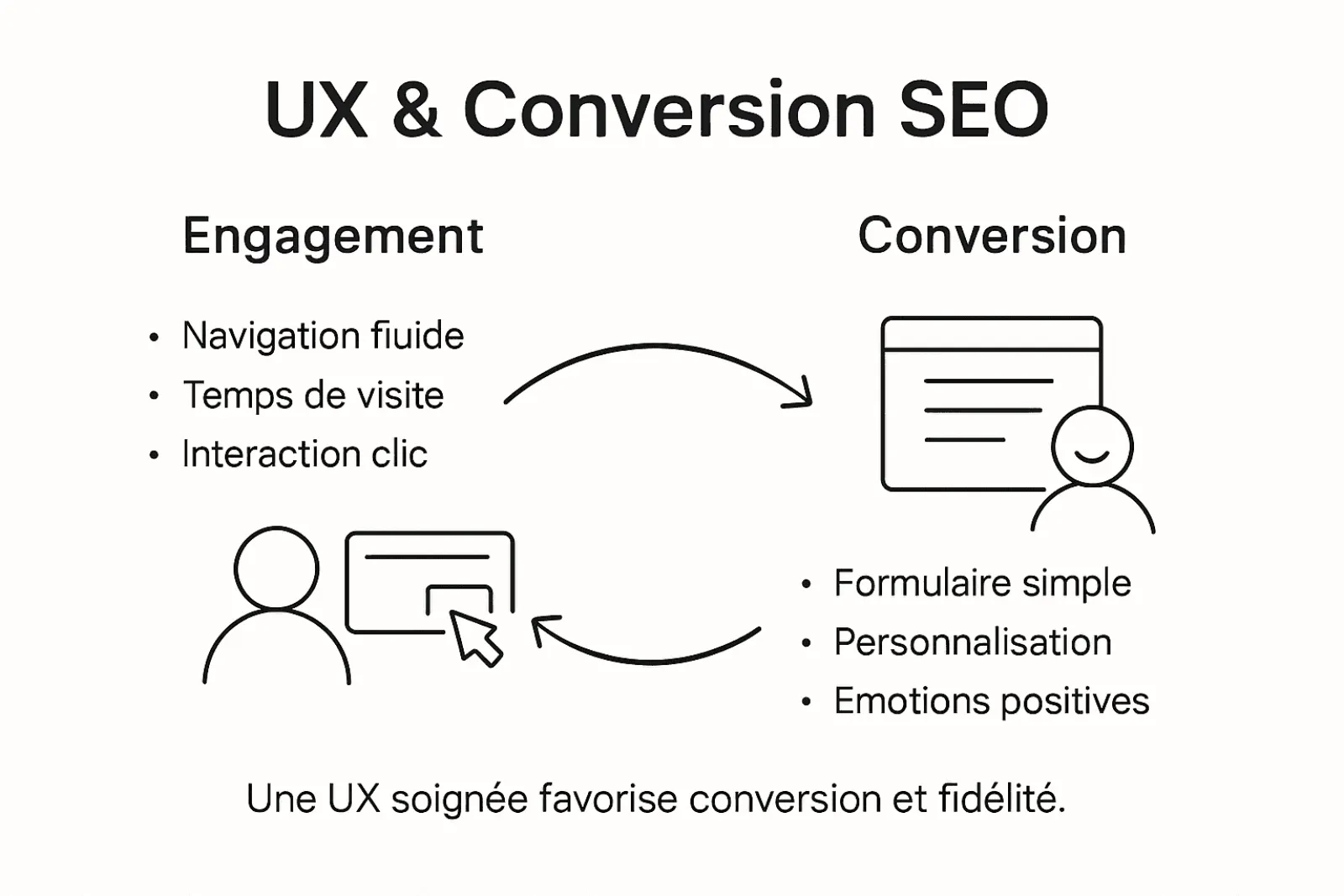 Infographie : comment l’UX booste les taux de conversion et la performance SEO